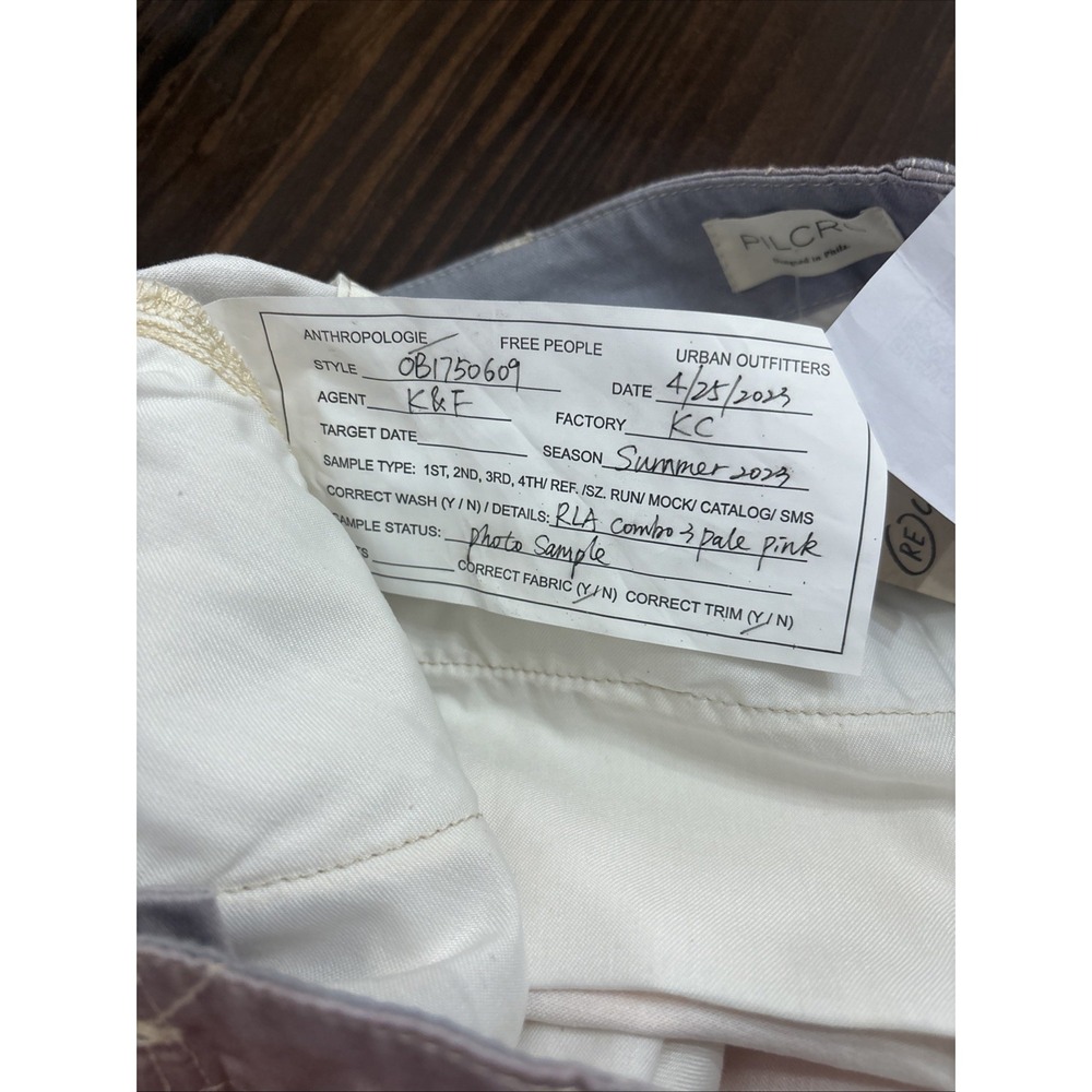 Anthropologie Pilcro RARE PHOTO SAMPLE NEW Sz 30 Joggers Rocky Mountain - Picture 9 of 14